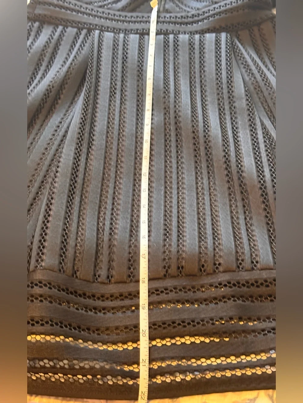 J Crew Striped Eyelet V Neck A Line Fit and Flare Dress Size 0 Sleeveless